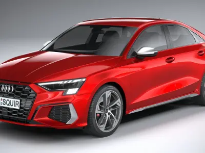 Audi S3 Sedan 2021 3D model