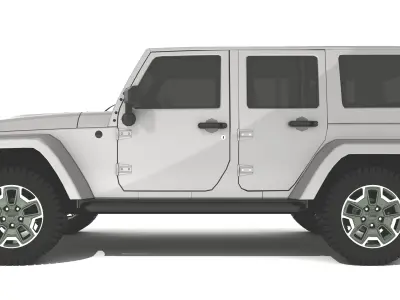 Jeep Commander 4K 3D model