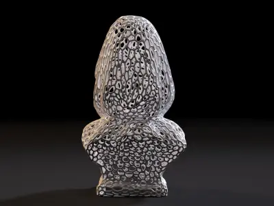 Scary halloween statue 3D print model