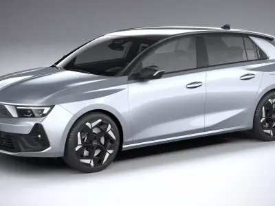 Opel Astra GSE 2023 3D model