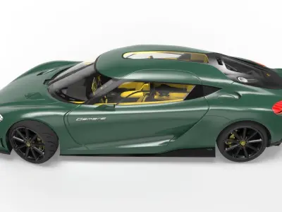 Koenigsegg Gemera Low-poly 3D model