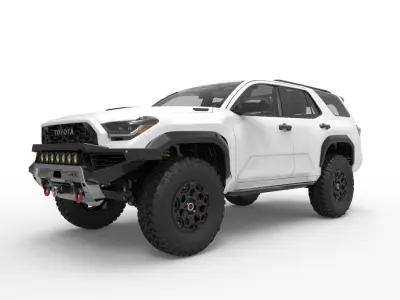 Toyota 4runner 6ta gen con bumper ARB 3D model
