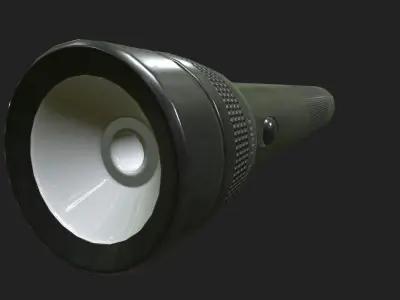 Flashlight Low-poly 3D model