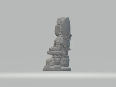 Guanyin Bodhisattva Buddha Statue 3D print model buy