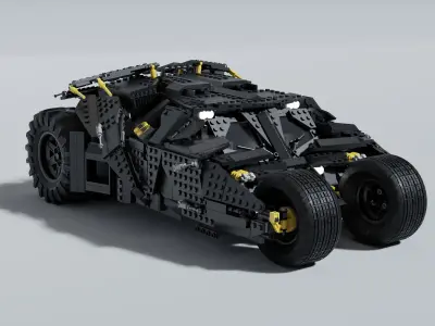 LEGO Batmobile Tumbler 3D model 3D model