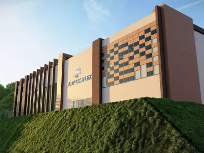 sport complex 3D model