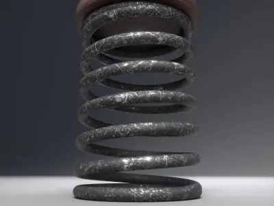 Screw stool used Free 3D model