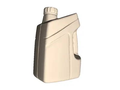 Motor oil plastic container 3D print model