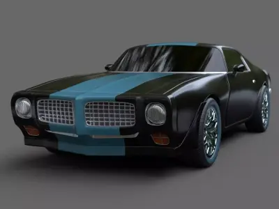Pontiac Firebird 1970 3D model