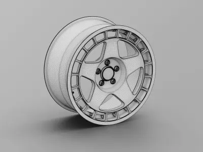 fifteen52 Turbomac Turbofan Rim 3D Model 3D model