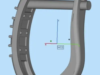 drops watch with two buttons 3D print model