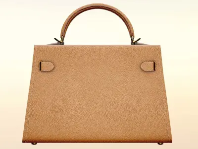 Woman Handbag Low-poly 3D model