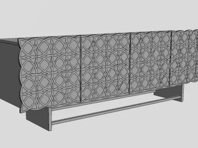 Mobi morocco sideboard 3D model