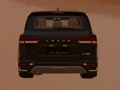 Lexus LX700h 2025 3D model