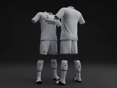 Real Madrid 2022 2023 Home Jersey 3D model