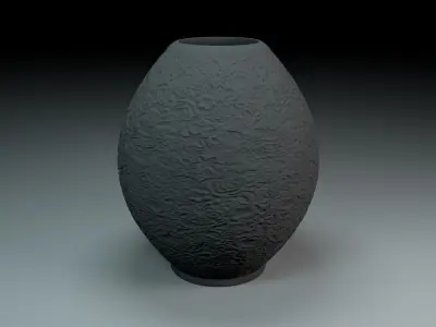 Flower vases set 3D print model