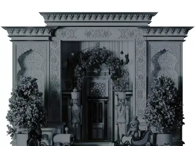 New Year Portal entrance 917 3D model