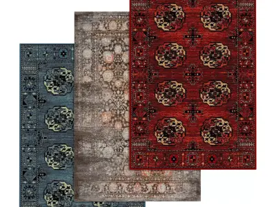 Rug Set 519 3D model