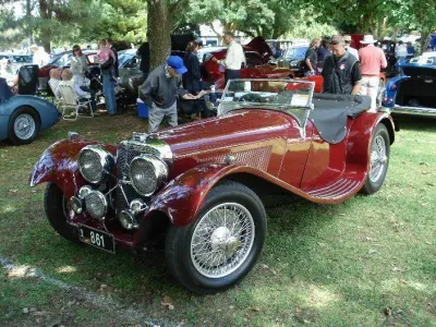 Jaguar SS100 Free 3D model