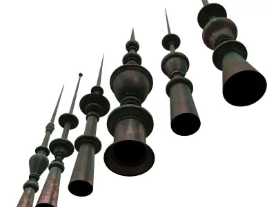 Architectural Metal Finials 0098 01-06 3D model