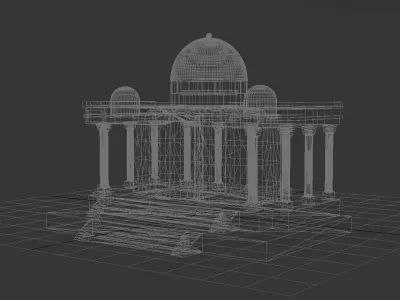 Aries House  - Saint Seiya  Knights of the Zodiac 3D model