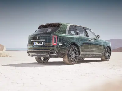 Luxury SUV unbranded 3D model