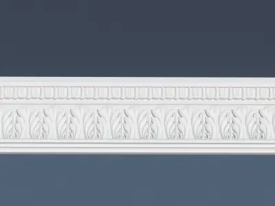 Decorative Crown Molding 3D model 3