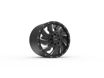 best seller fuel off-road wheels 3D Model Pack