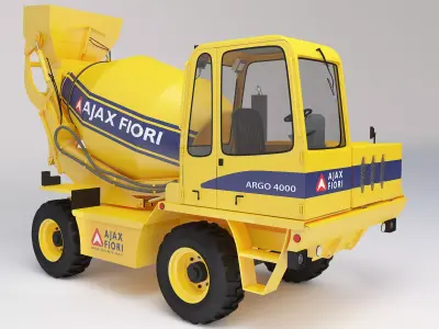 Mixer Truck 3D model
