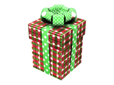 Gift Box V2 Low-poly 3D model