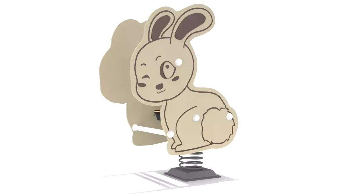 Playground - Rabbit Rider Low-poly 3D model