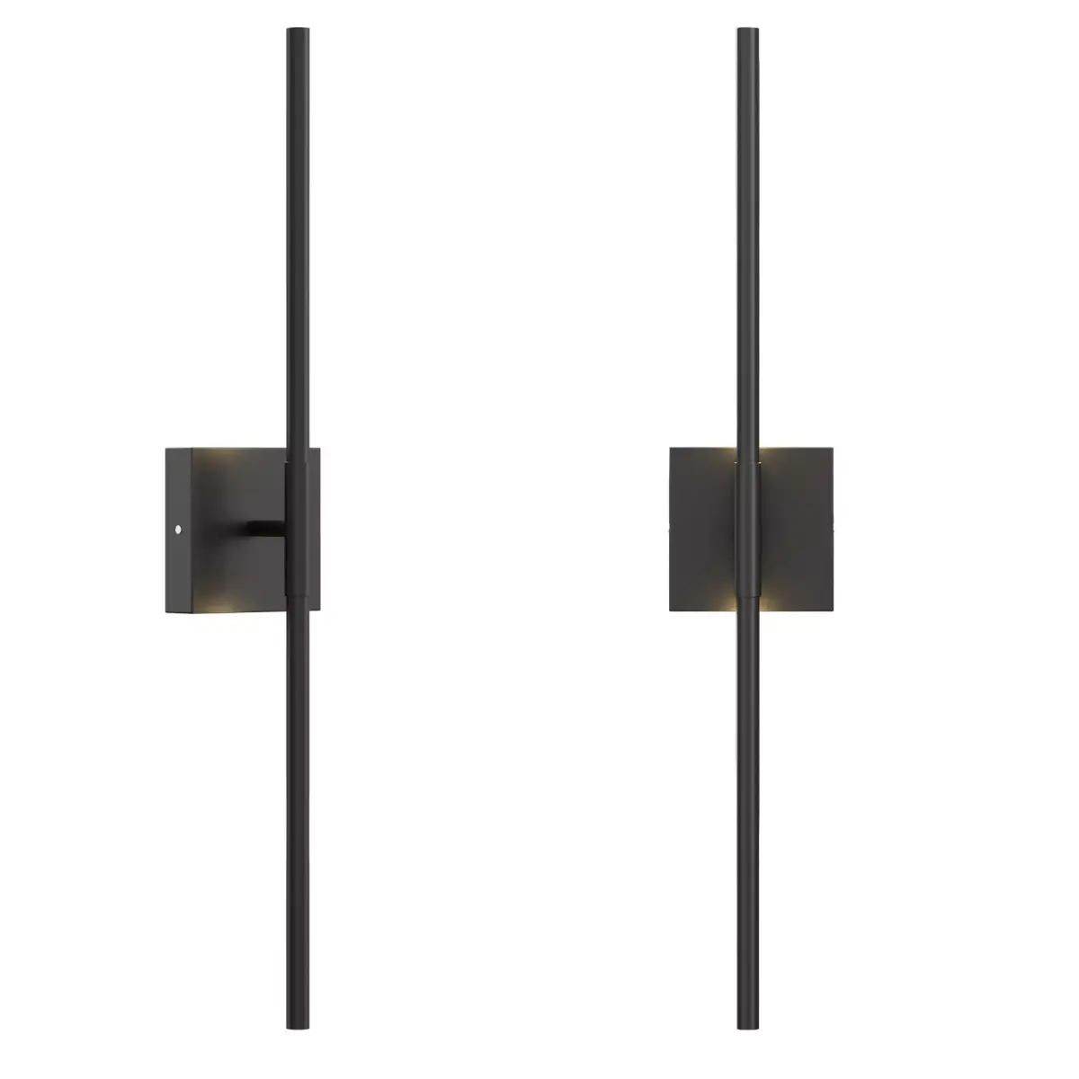 Trace Black LED Modern Wall Light 3D model