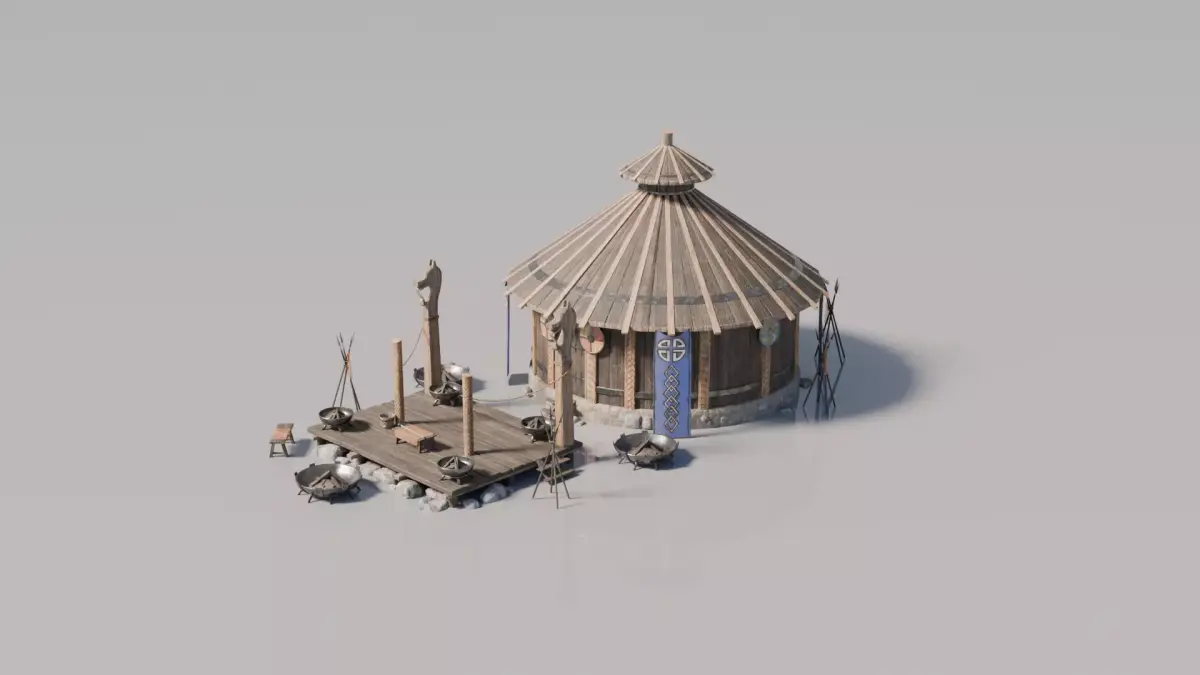 Nordic House 1 3D model