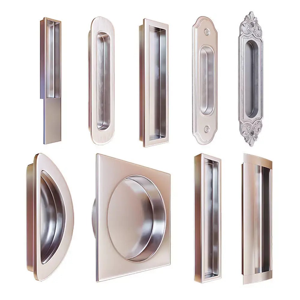 Door handle 3D model 6
