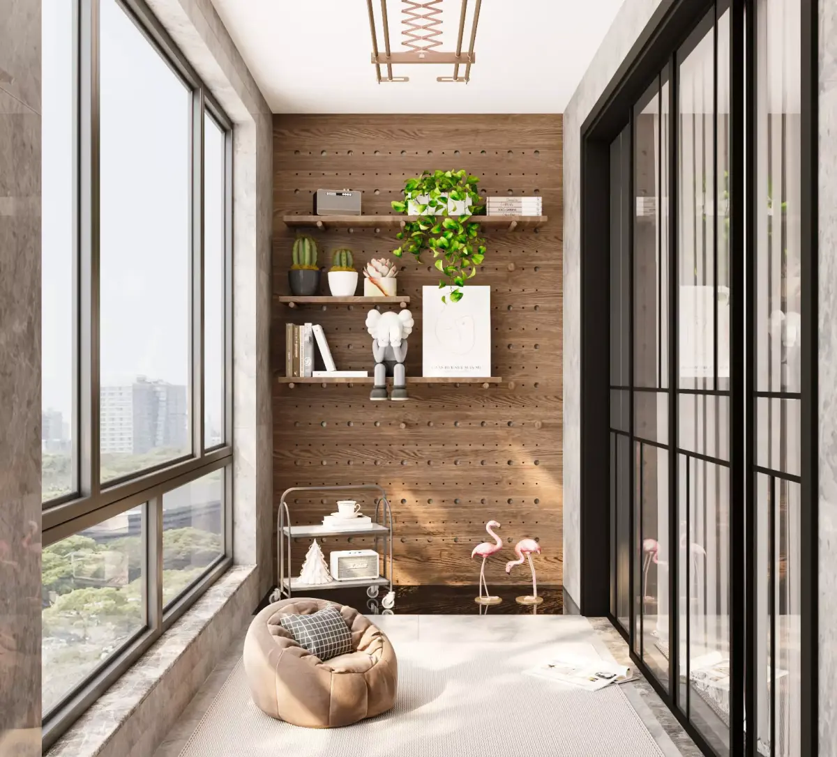 Balcony 3D model 3D model buy