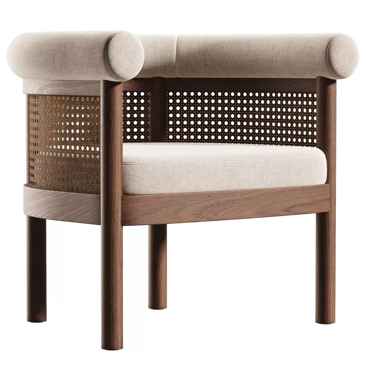 Jensen Dining Chair Low-poly 3D model