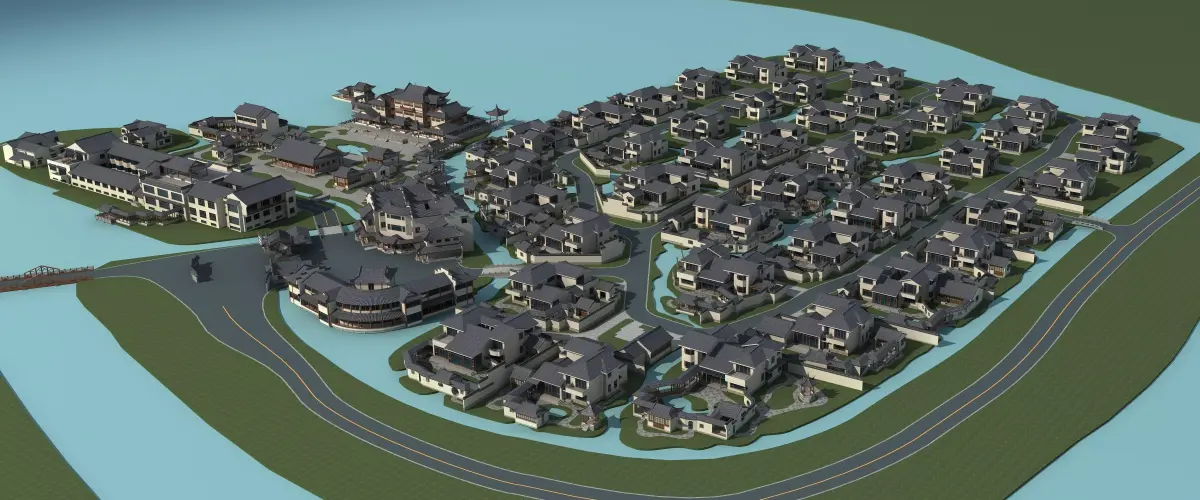 Chinese Style Architecture 3D model 72