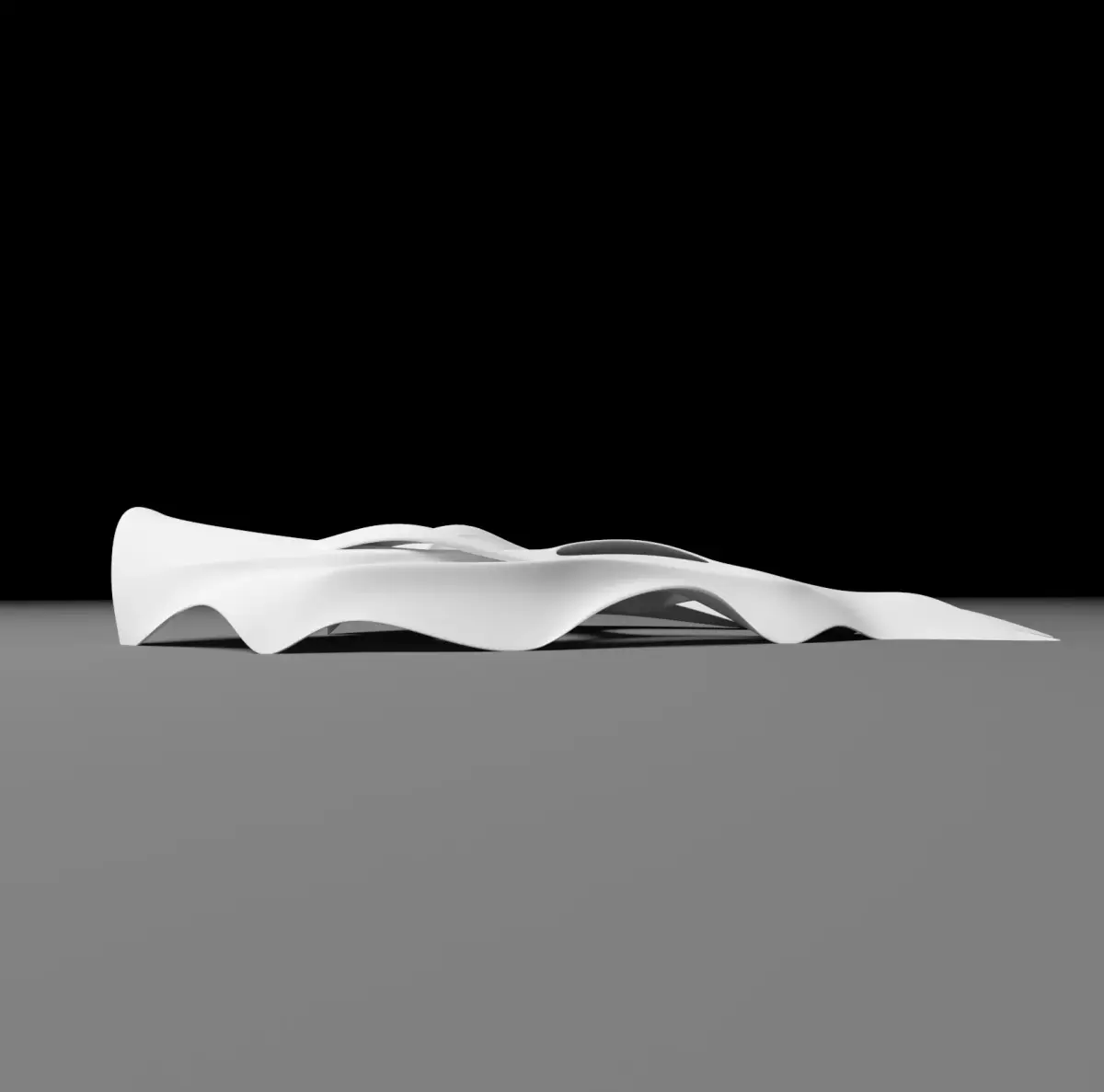 organic architecture shell 3d max 2022 3D model