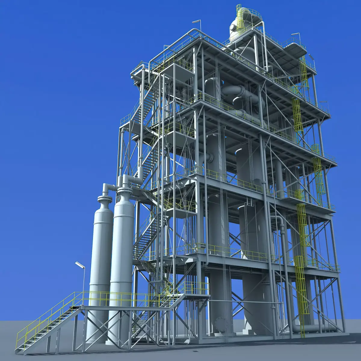 Refinery Unit 3D model