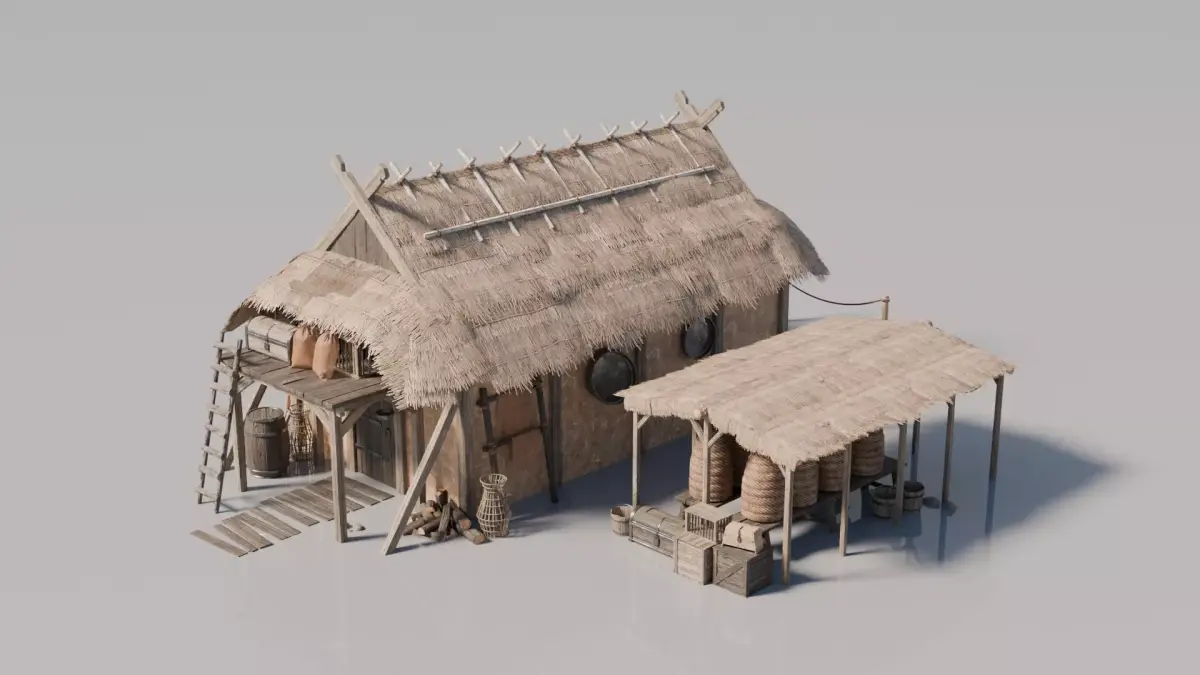 Nordic house 10 3D model