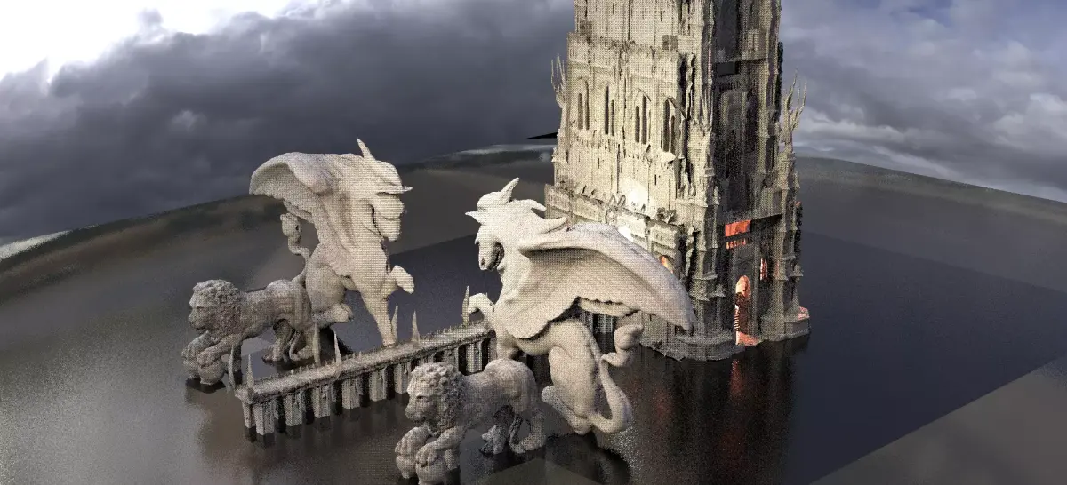 Palace of Pegasus Kit bash 4  3D model
