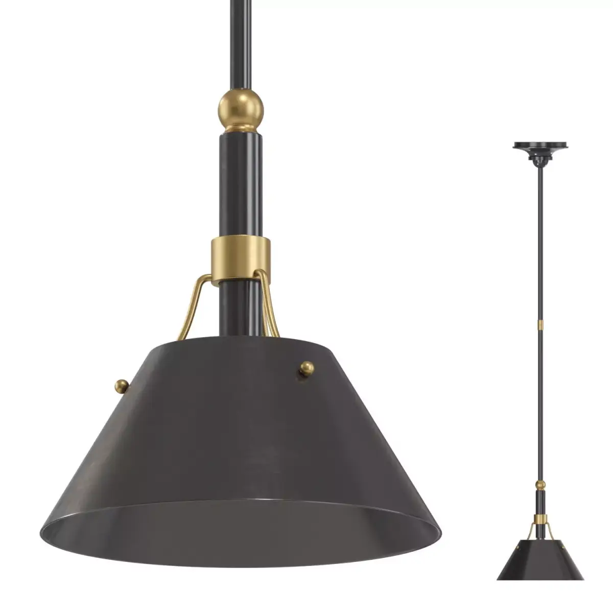 VISUAL COMFORT Turlington Small Pendant 3D model
