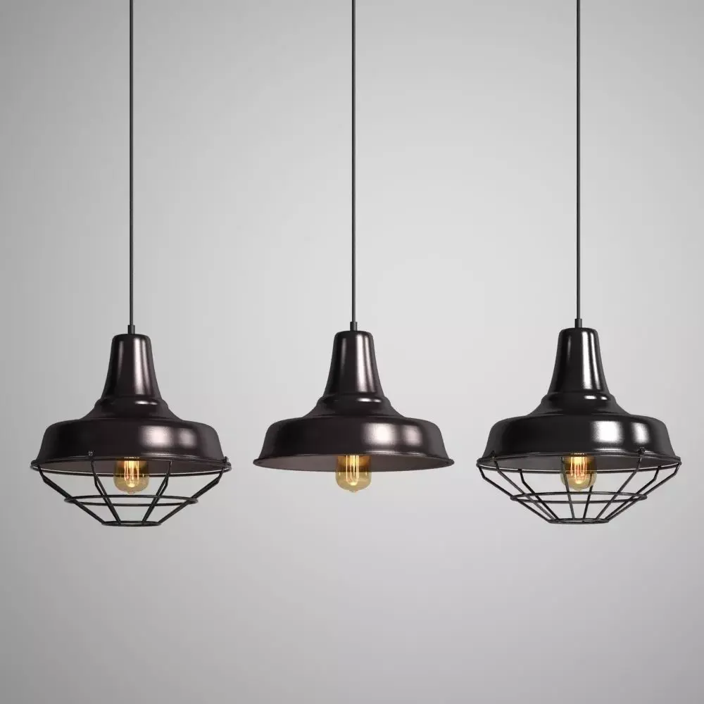 Hanging Lamp 3 IN 1 LOFT HOUSE P-90 P-94 P-93 3D model