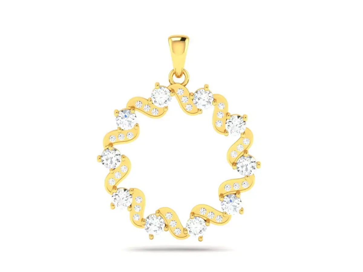 Solitaire Women Pendants  3D print model order