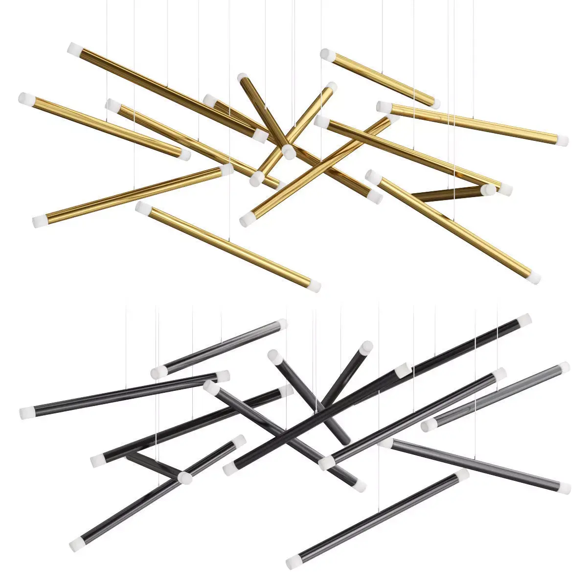 Dutti D0068 LED Chandelier Modern 14 3D model