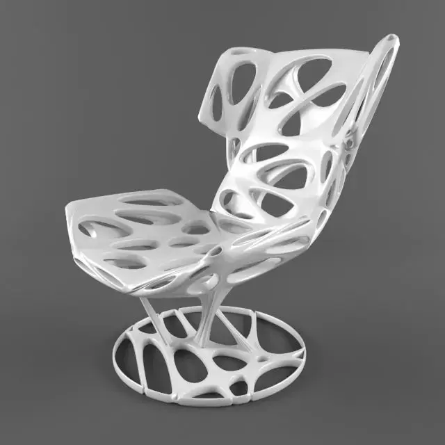 Futuristic Sci-Fi Chair Armchair for Modern Scenes Living Room 3D model