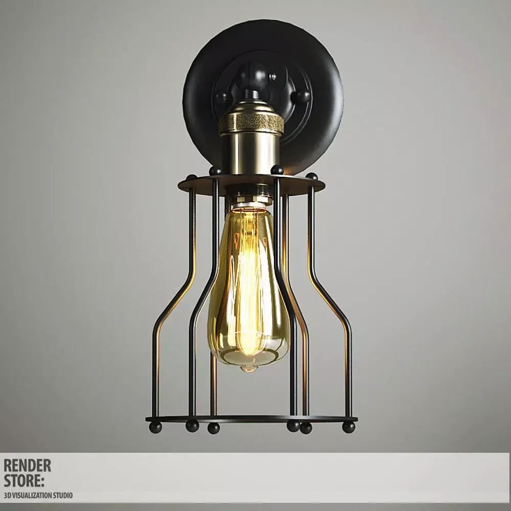 Wall Lamp LOFT HOUSE W-108 3D model