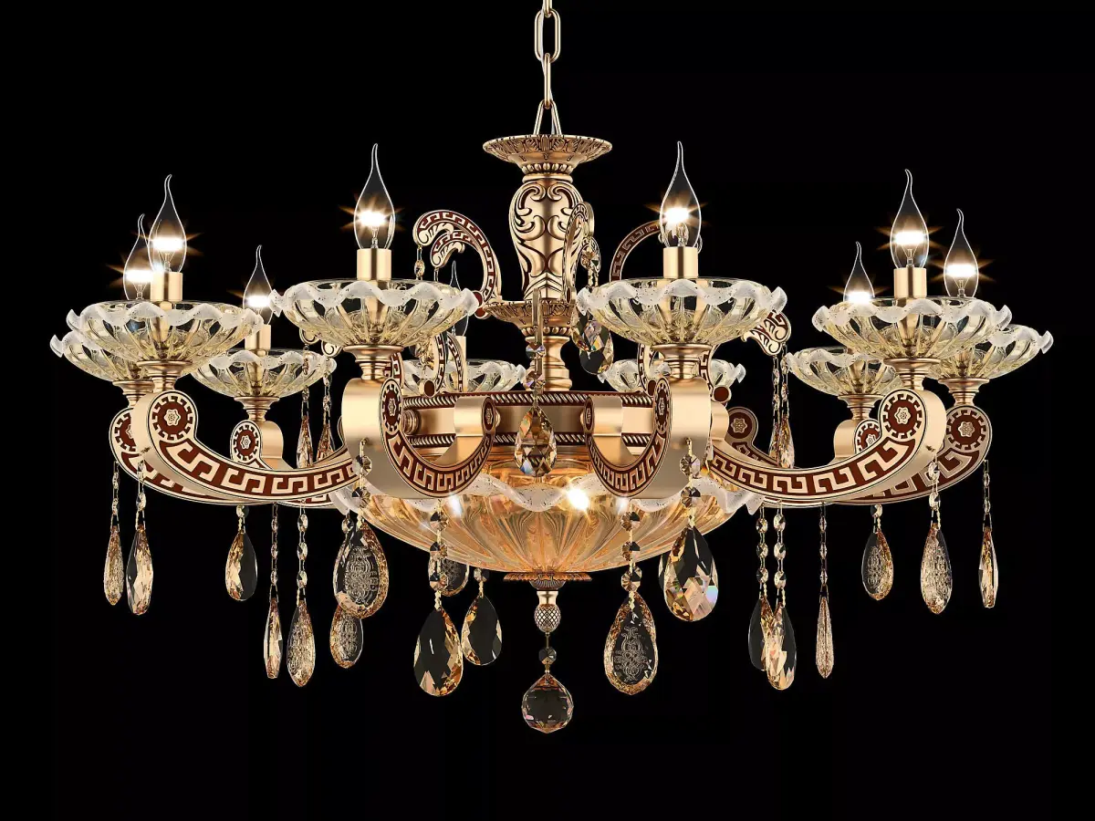 MD 89363-10-3 Osgona Chandelier 3D model