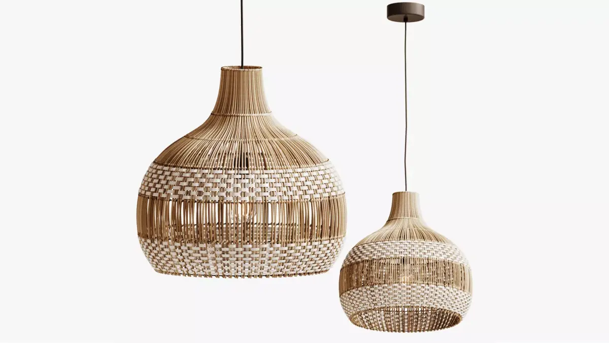 rottan pendant light at Arturest 3D model
