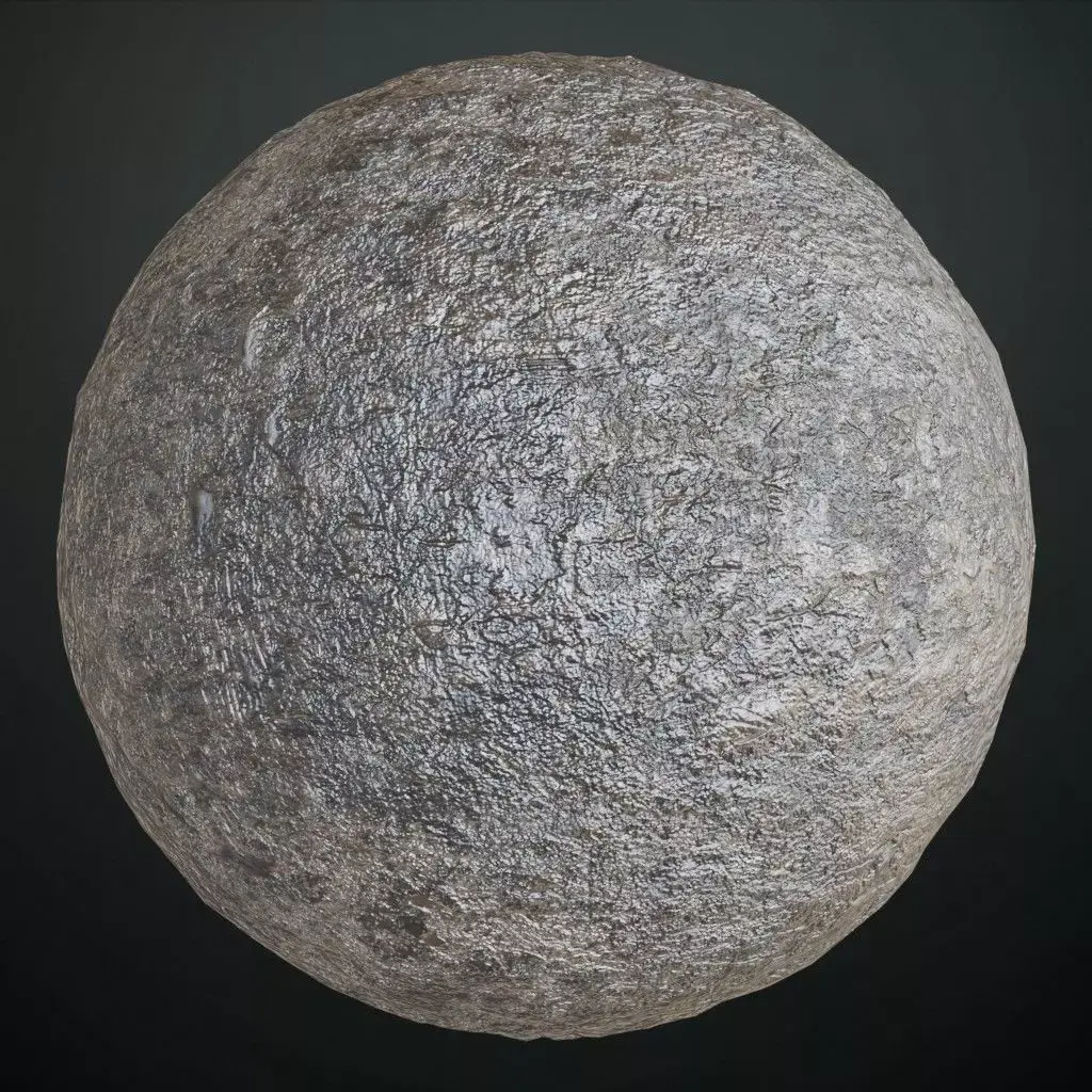 Scratched Silver Metal PBR Seamless Texture